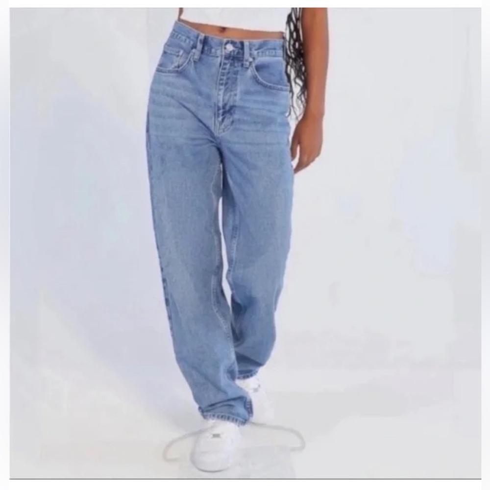 BDG High-Rise Light Blue Wide-Leg Jeans